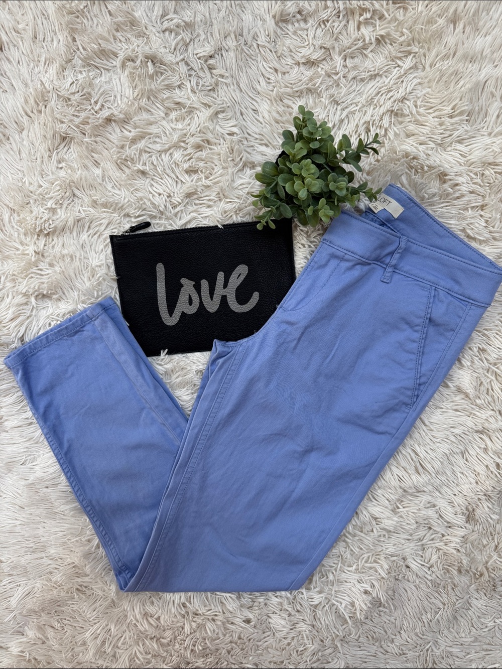 Loft Cropped Chinos 💗 Periwinkle
